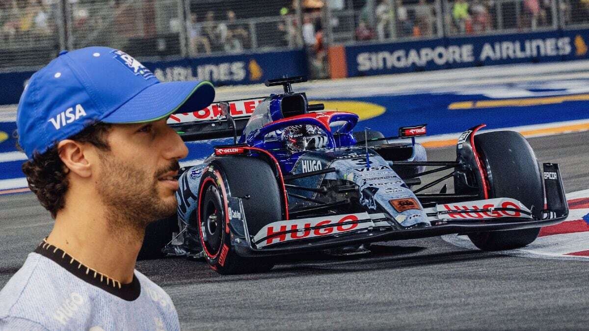 Эмоциональное прощание Даниэля Риккардо на Гран-при Сингапура