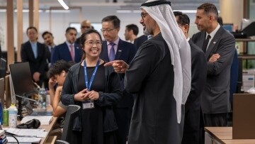 Crown Prince of Abu Dhabi Visits AI Singapore